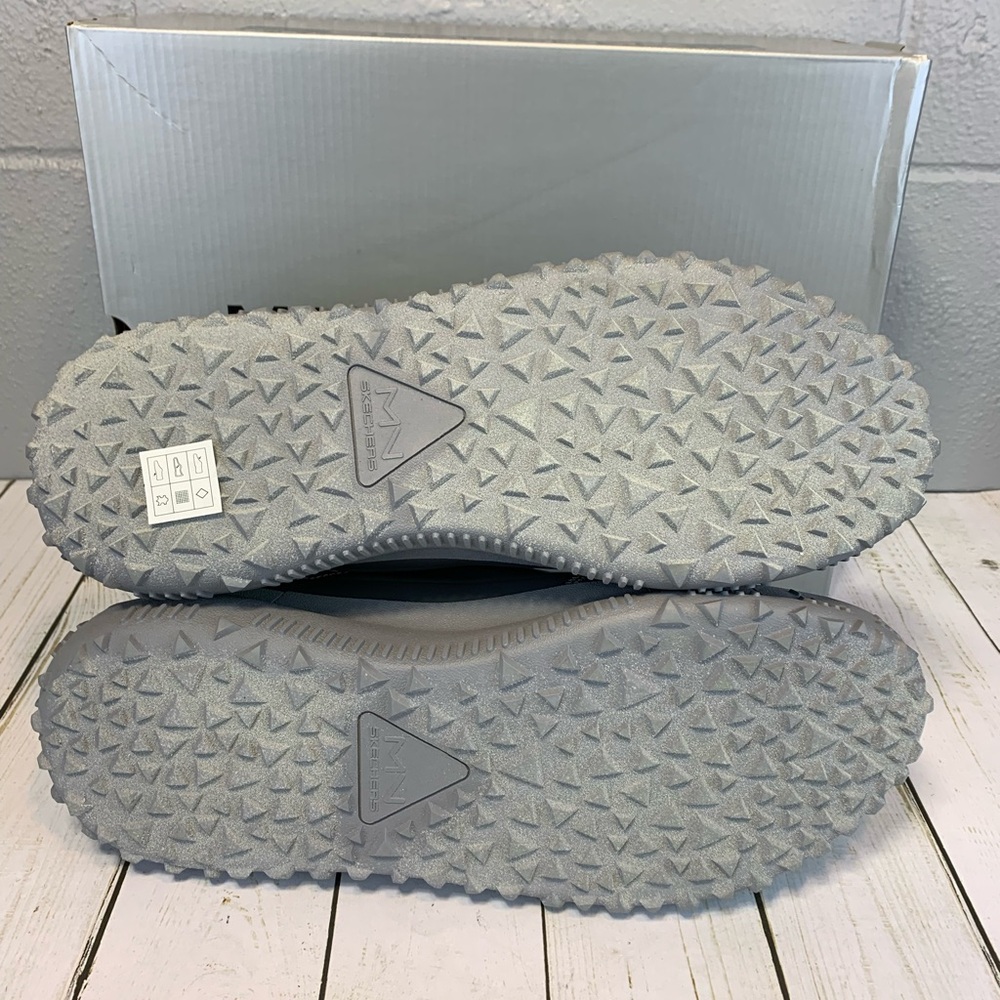 NIB Mark Nason For Skechers Gray Revo-Tivity Slip On No Tie Men's Sneaker-12 - Picture 7 of 9